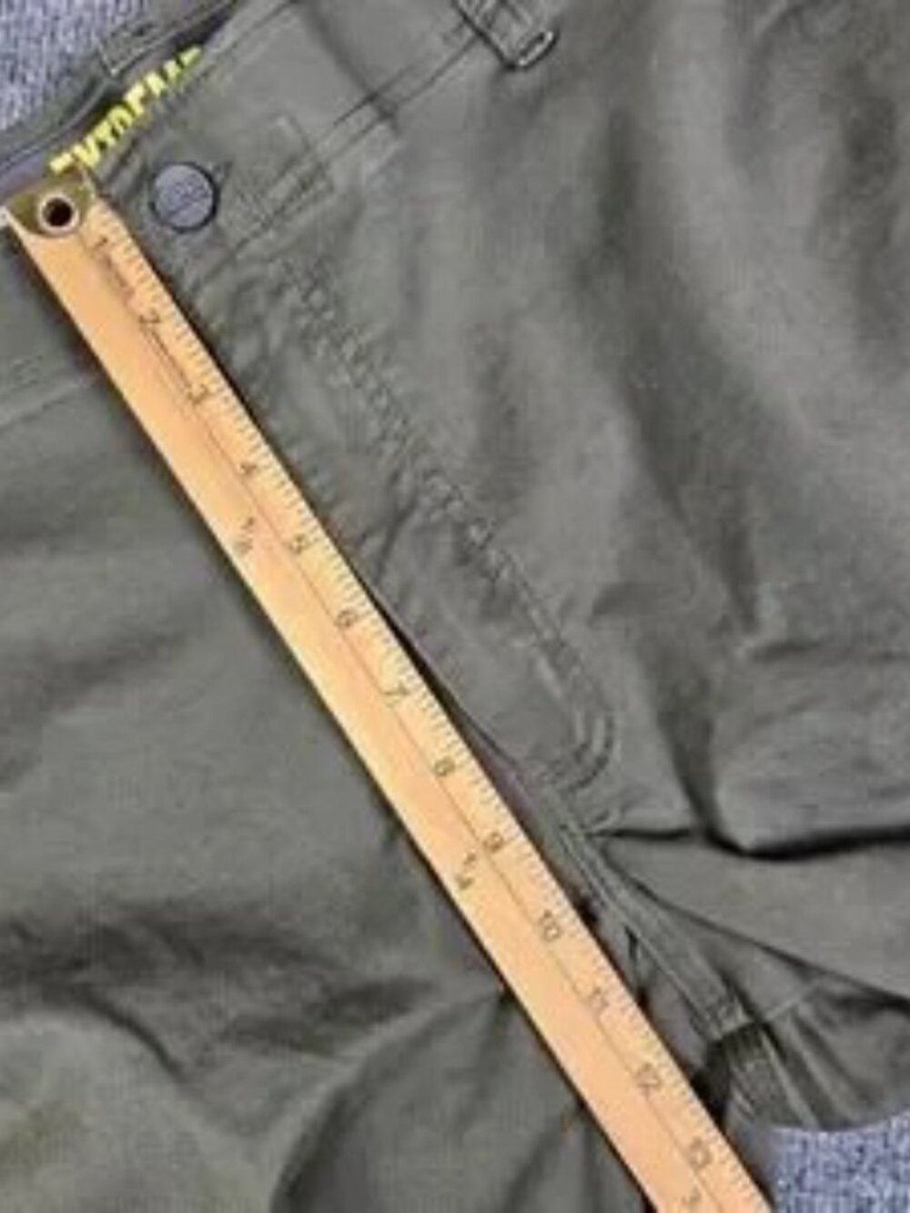Sage Green Slim Fit Casual Pants Men's - Picture 4 of 6